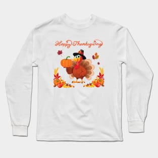 Thanksgiving Turkey, Happy Thanksgiving Long Sleeve T-Shirt
